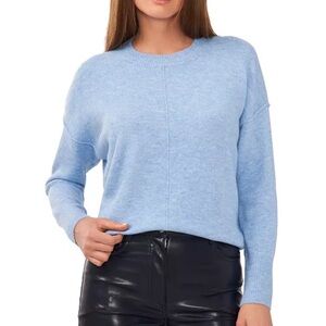 Vince Camuto Women's Cozy Crewneck Long-Sleeve Extend-Shoulder Sweater Small